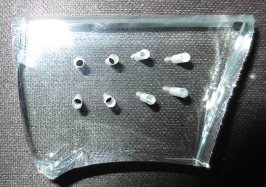 綠光激（jī）光切割機切割玻璃效果