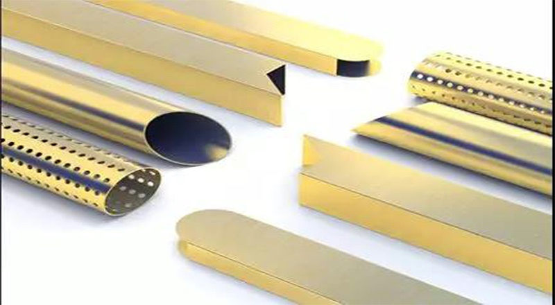 激光切割機切割銅材（cái）樣品