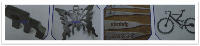 激光切割機切割金（jīn）屬樣品
